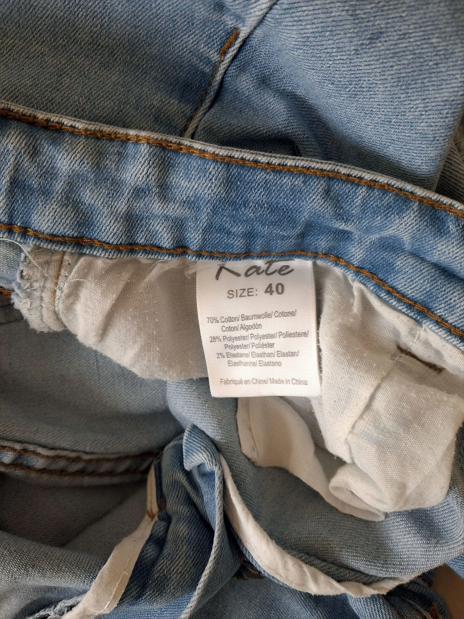 Mooie jeansshort maat 40 – photo 7